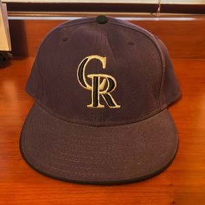 Colorado Rockies New Era 7 1/4 hat Purple Retro
